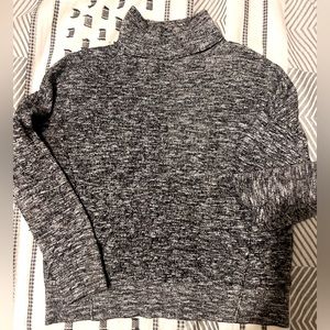 Black & White Heathered Sweater Moth by Anthropologie